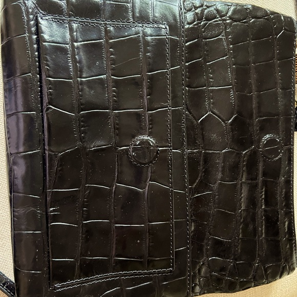MKors leather/croc embossed handbag - Picture 4 of 5